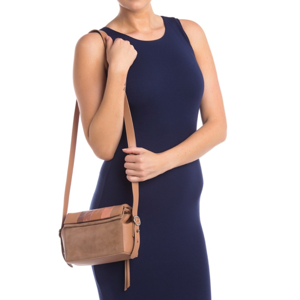 ALLSAINTS Casey Genuine Snakeskin Crossbody Bag - Picture 5 of 8